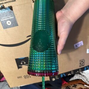 Starbucks Green and Red Tumbler